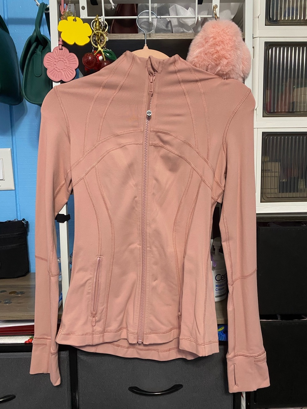 Lululemon Define Jacket Pink Pastel size 0 Luon